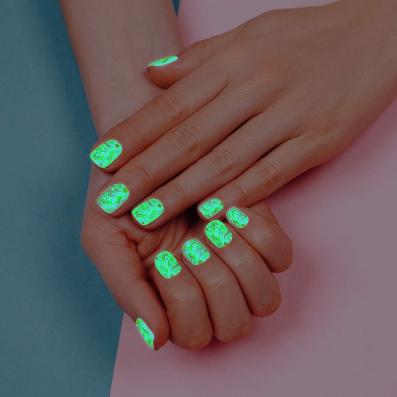 Hot Focus Unicorn Nail Kit â€“ Kids Nail Polish Set for Girls Ages 5 6 7-12 with 77+ Pieces, Spa Kit, Nail Art Decoration Set, Glow-in-the-dark, Stickers, and Water-Based Polish - Girls' Nail Kit. - Image 5